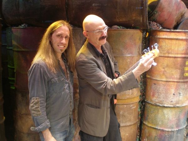 Dan Grennes (bass guitar) and Tony Levin Photo